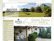 Tablet Screenshot of masadaguesthouse.co.za